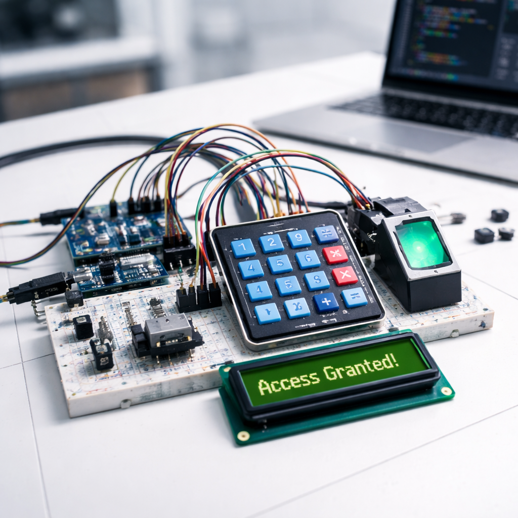 Fingerprint & Keypad Door Lock System